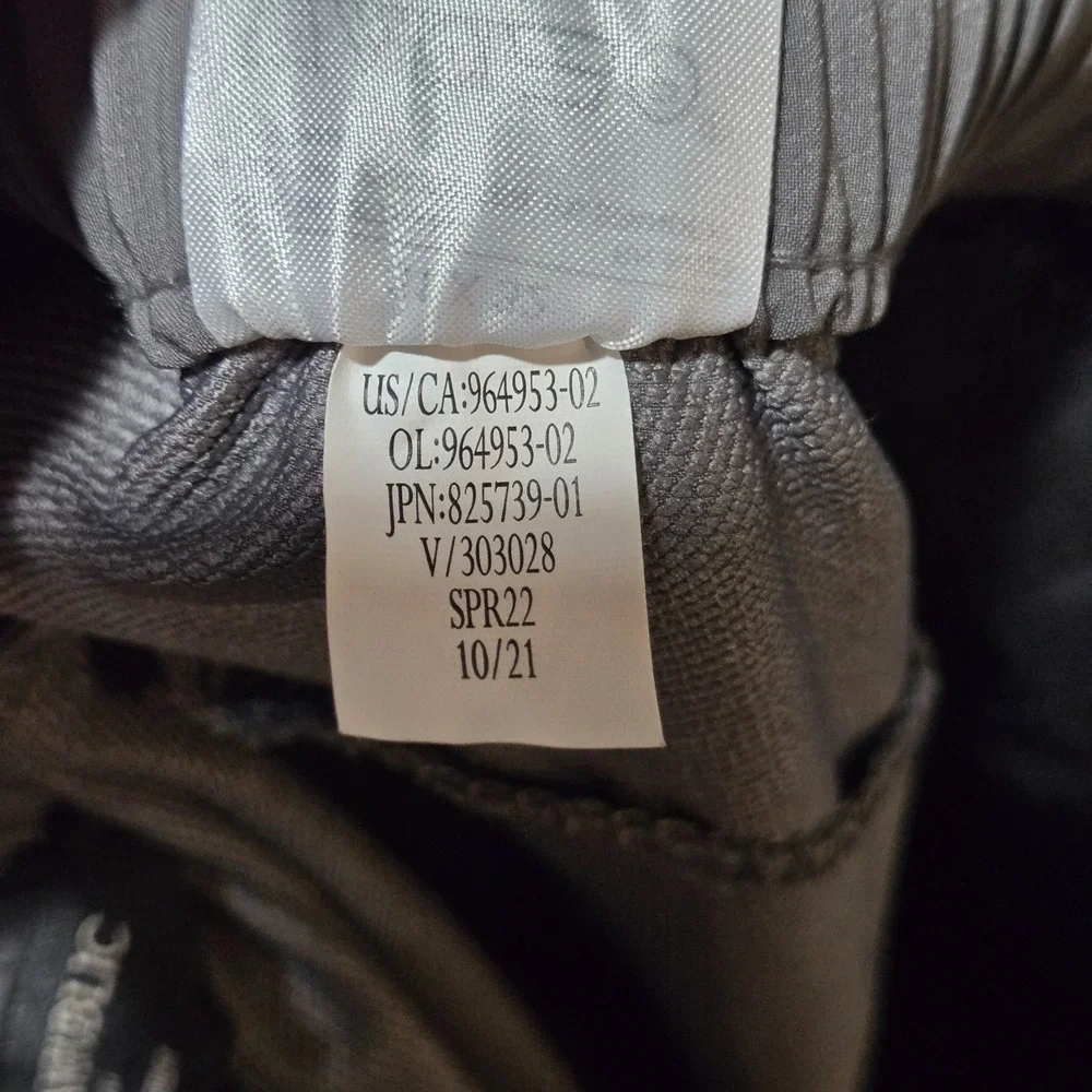 Banana Republic Mens 31x32 Slim Tapered Fit Drawstring Pants Performance Gray